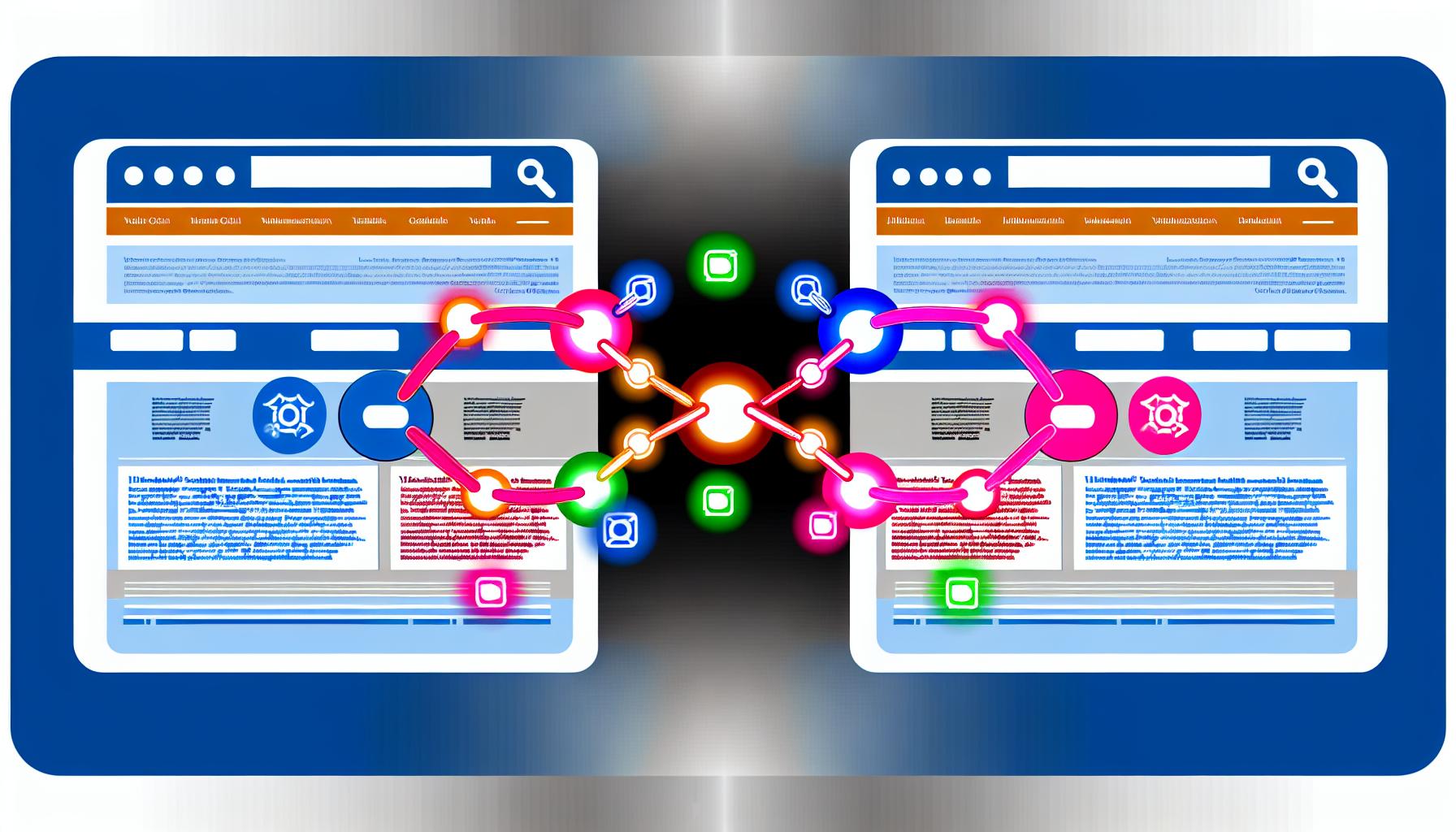 hyperlink between websites